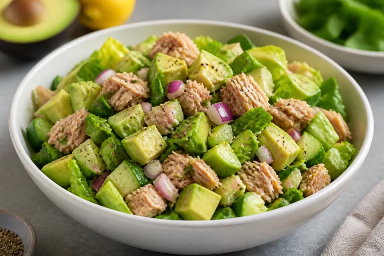 Avocado Tuna Protein Salad – A Fresh, Satisfying, High-Protein Meal