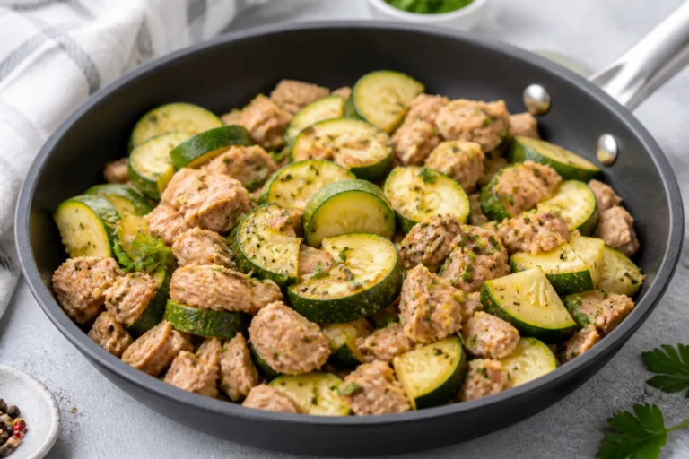 Tuna Zucchini Skillet – A Quick, Flavorful Weeknight Meal