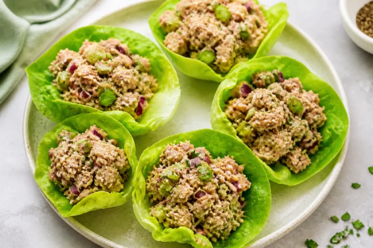 High Protein Tuna Lettuce Cups – Fast, Fresh, and Satisfying