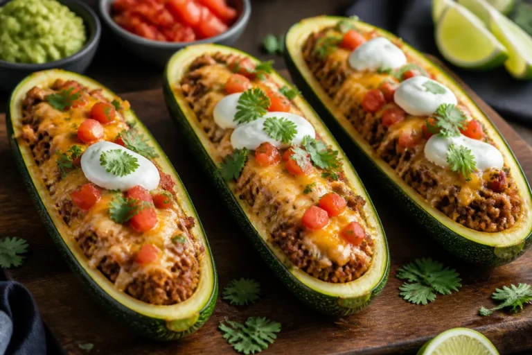 High Protein Zucchini Taco Boats – A Fresh, Satisfying Weeknight Dinner