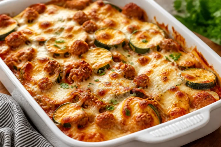 Italian Sausage Zucchini Bake – A Cozy, Flavor-Packed Weeknight Dinner