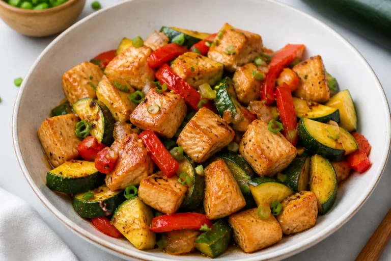 High Protein Chicken Zucchini Stir Fry – Fast, Fresh, and Satisfying