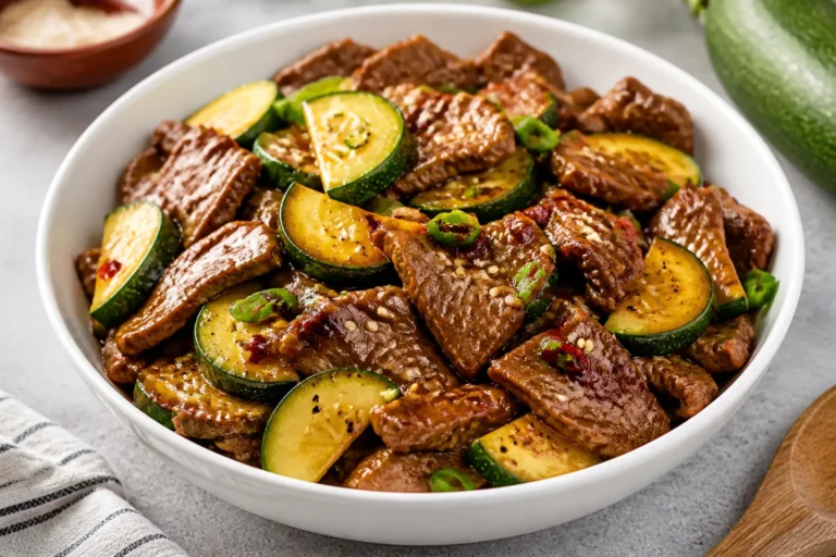 High Protein Beef Zucchini Stir Fry – Quick, Flavorful, and Satisfying
