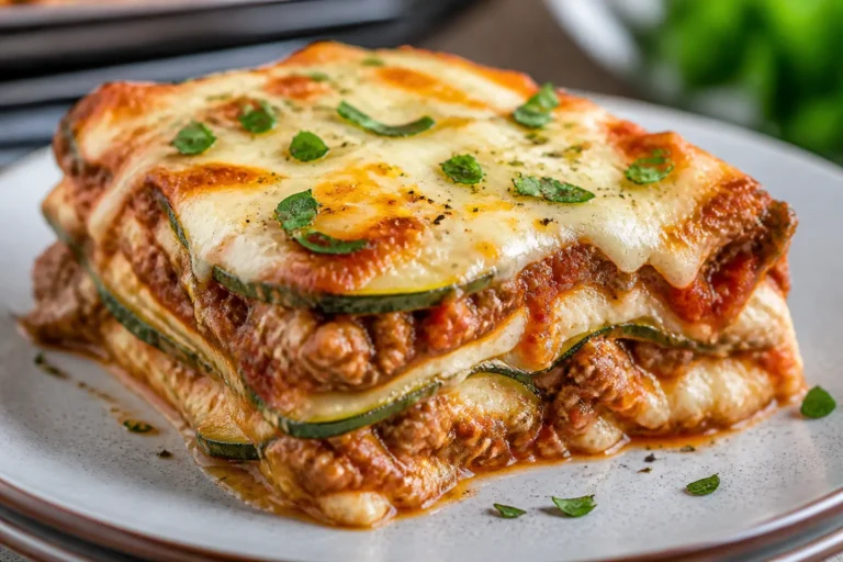 High Protein Ground Turkey Zucchini Lasagna – Lean, Comforting, and Satisfying