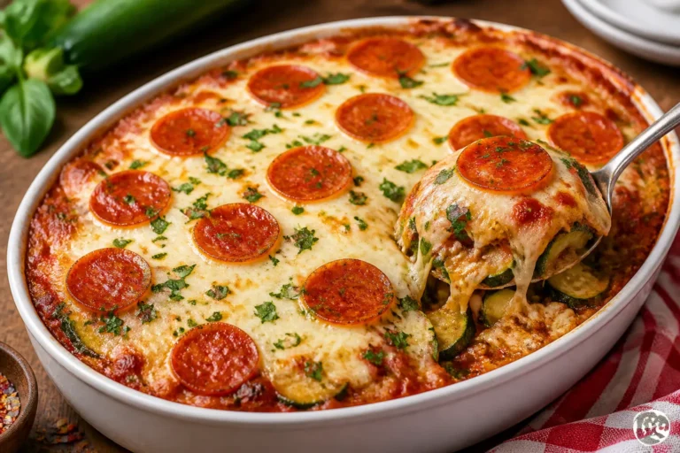 Pizza Lover’s Zucchini Casserole – A Cozy, Cheesy Weeknight Bake