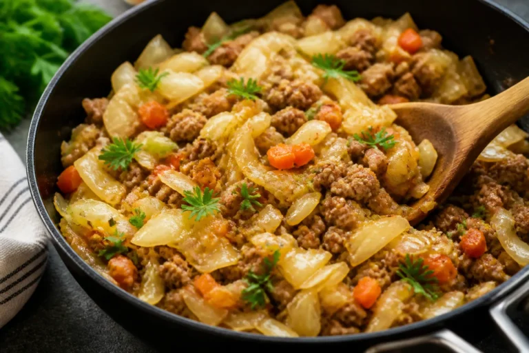 Ground Turkey Cabbage Skillet – A Cozy, One-Pan Weeknight Dinner