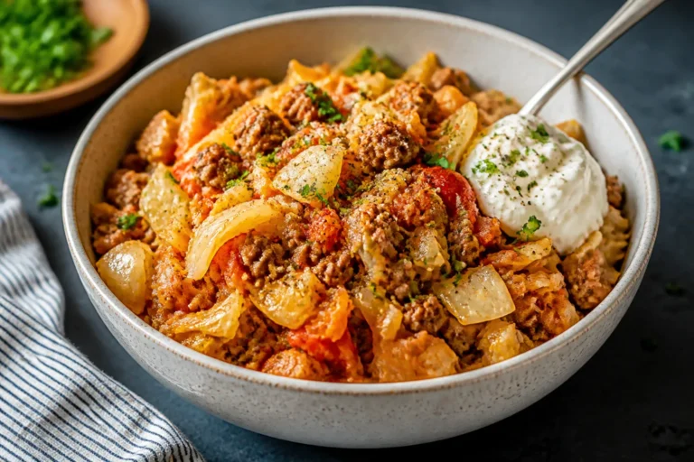 High Protein Cabbage Roll Bowls – A Simple, Satisfying One-Pan Meal