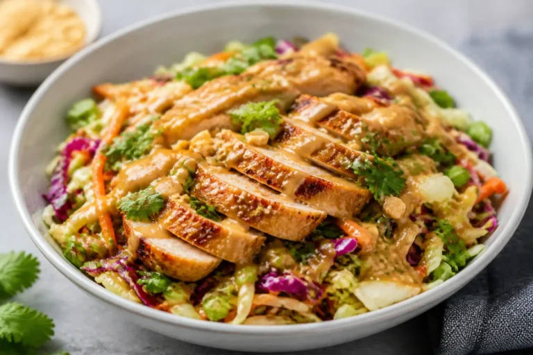 Asian Chicken Cabbage Crunch Salad – Fresh, Flavorful, and Satisfying