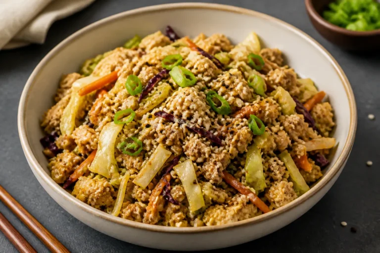 High Protein Egg Roll in a Bowl – A Fast, Flavor-Packed Weeknight Meal