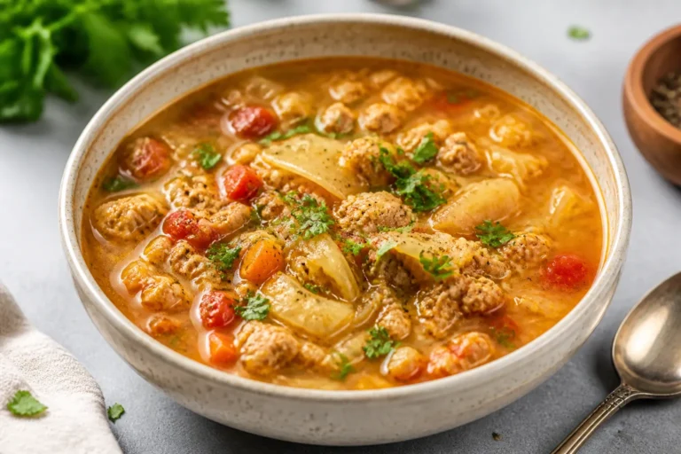 Protein Packed Cabbage Soup – Hearty, Lean, and Satisfying
