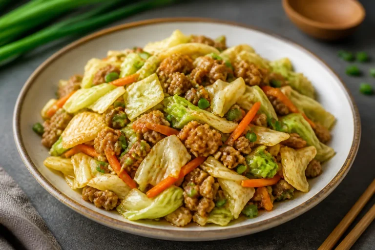 Ground Chicken Cabbage Stir Fry – Fast, Flavorful, and Weeknight-Friendly