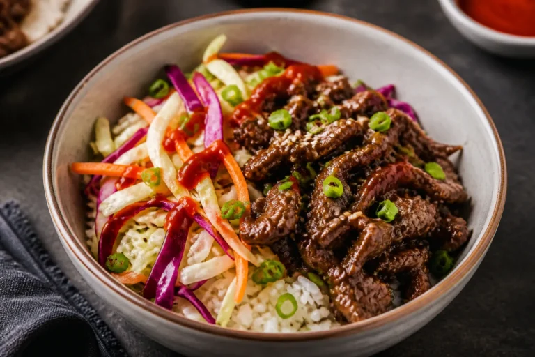 Korean Beef Cabbage Bowls – A Fast, Flavor-Packed Weeknight Dinner