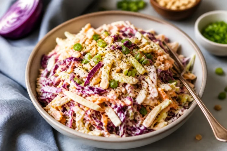High Protein Cabbage Slaw – Crunchy, Fresh, and Satisfying