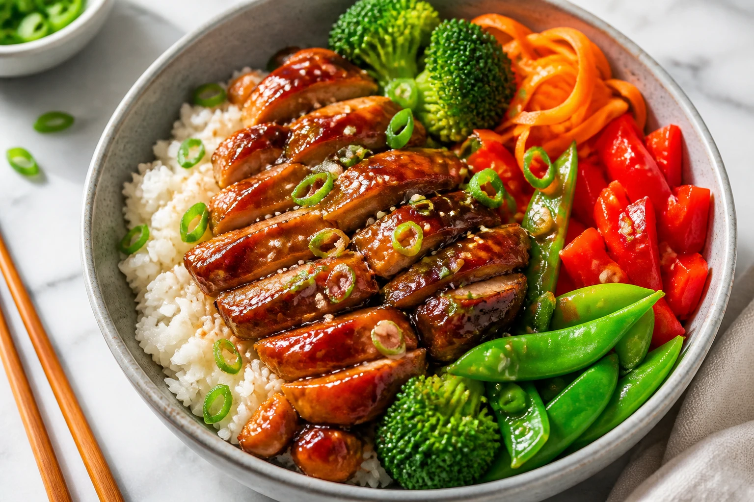 Teriyaki Chicken Veggie Bowl That Beats Takeout Tonight