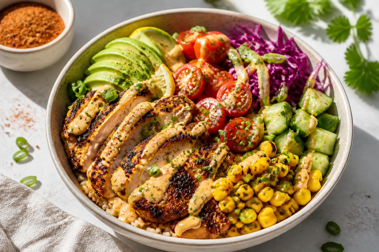 Cajun Chicken Power Bowl That Slaps with Bold Flavor