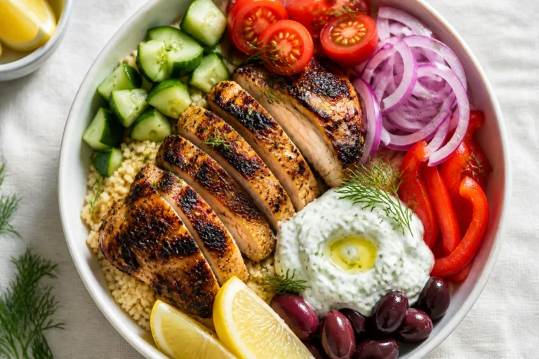 Mediterranean Chicken Bowl That Ruins Boring Salads