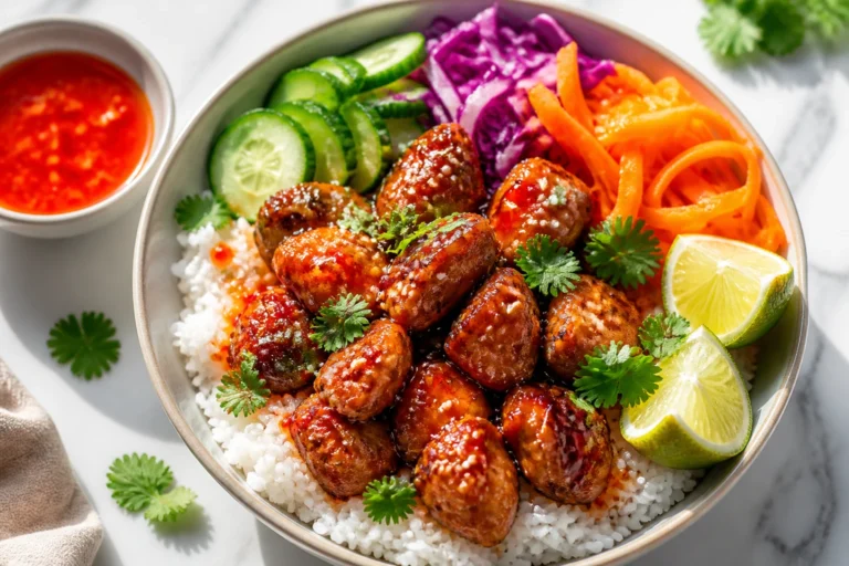 Sweet Chili Chicken Bowl That Slaps in 20 Minutes