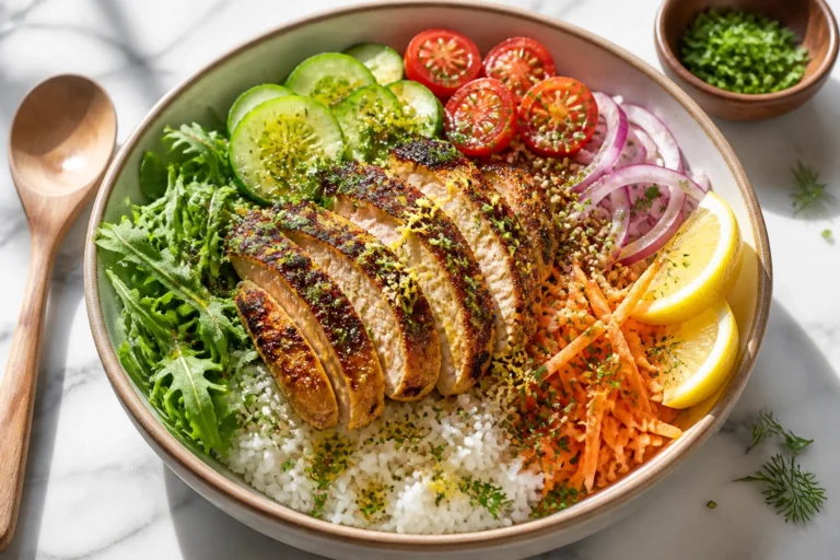 Lemon Herb Chicken Bowl That Slaps Every Time