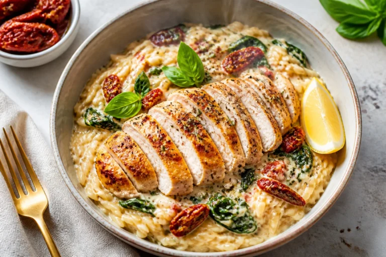 Creamy Tuscan Chicken Bowl That Tastes Like Date Night