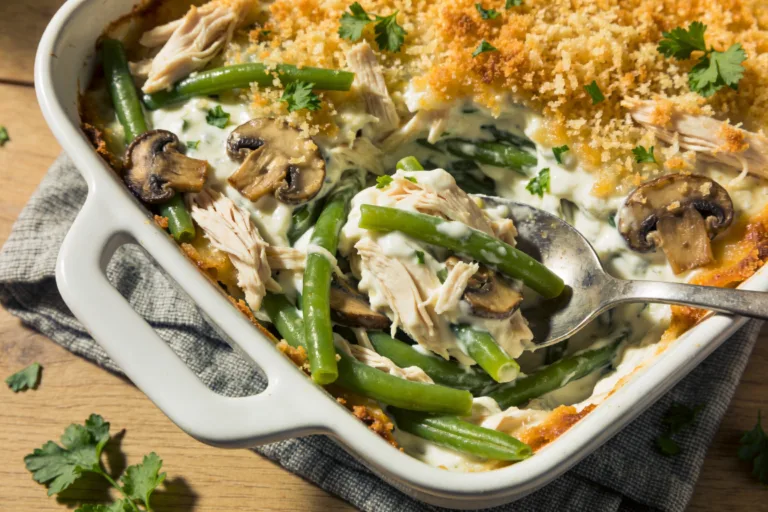 High Protein Chicken Green Bean Casserole That Slaps