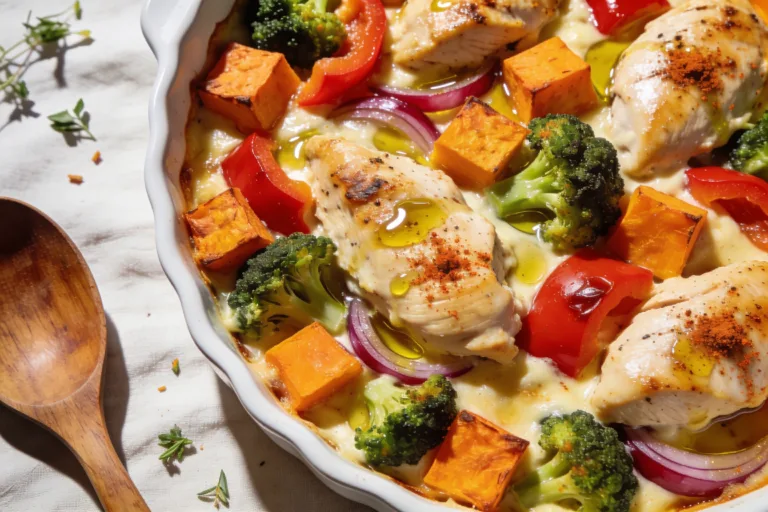 High Protein Chicken Sweet Potato Casserole That Slaps