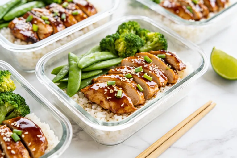 High Protein Teriyaki Chicken Meal Prep