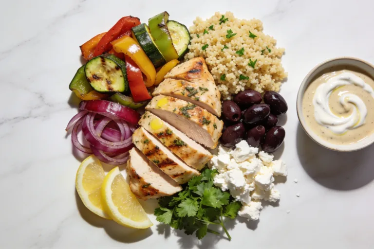 High Protein Mediterranean Chicken Meal Prep