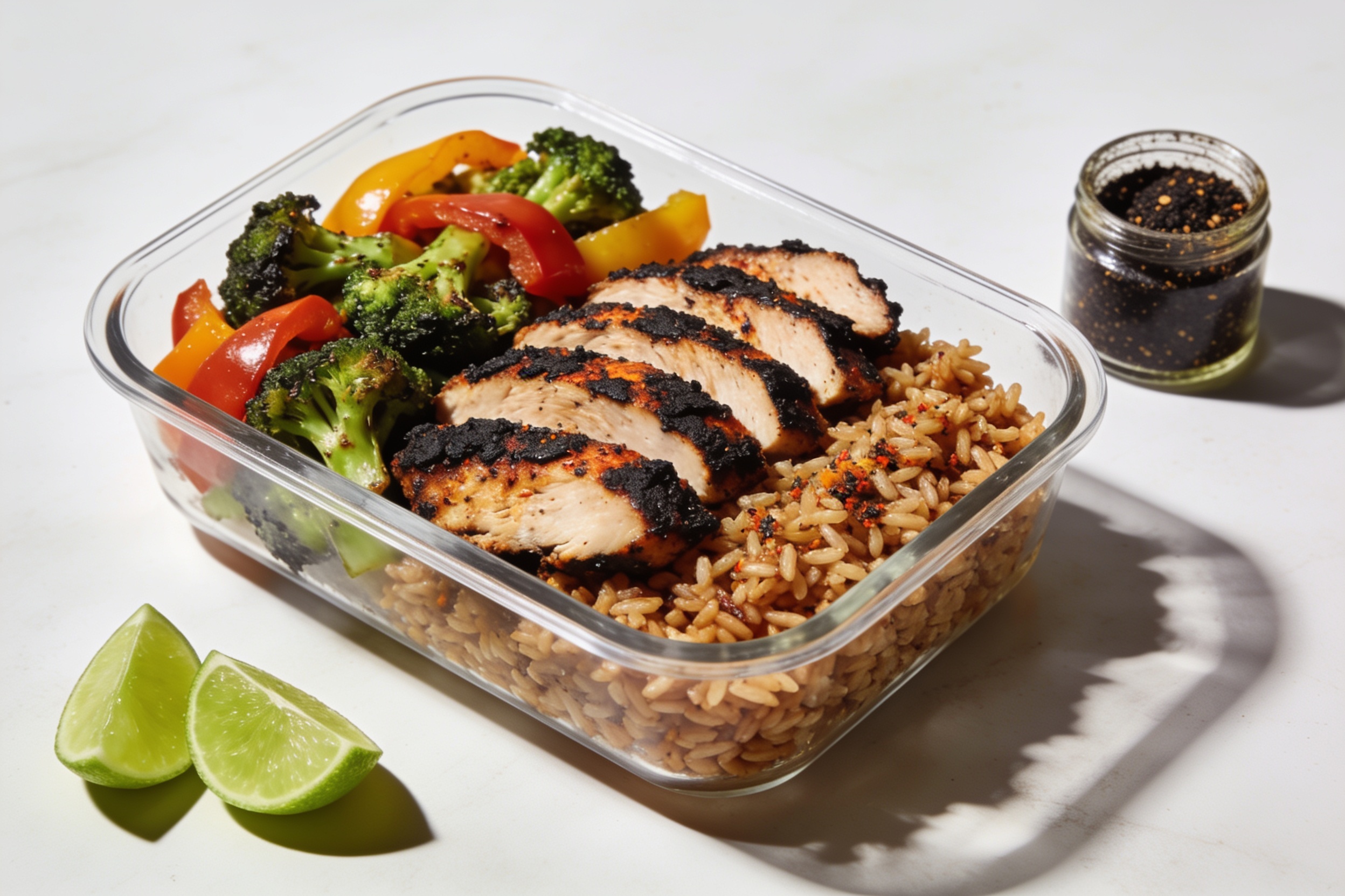 High Protein Blackened Chicken Meal Prep