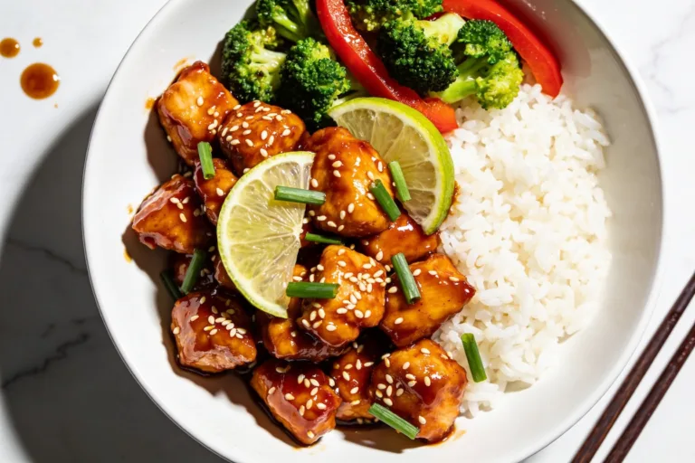 High Protein Sweet Chili Chicken Meal Prep