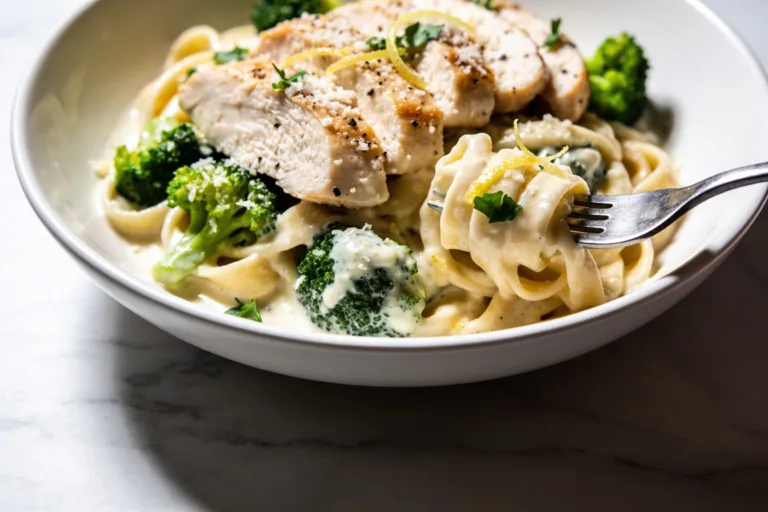 High Protein Chicken Alfredo Meal Prep