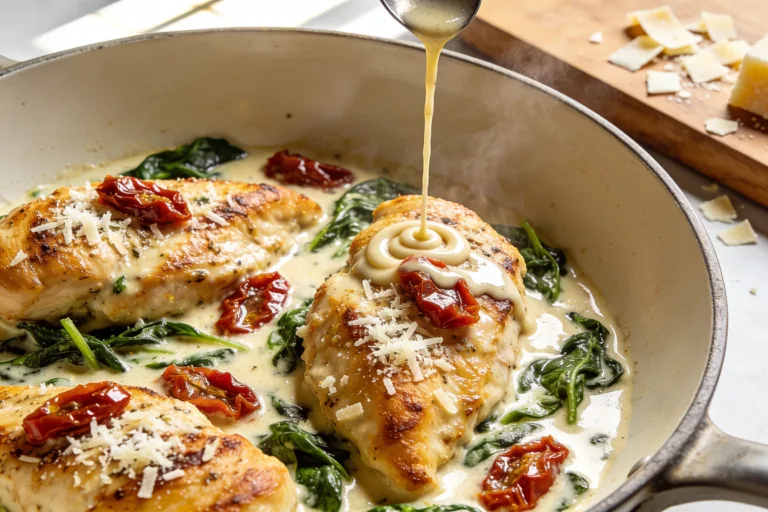 High Protein Creamy Tuscan Chicken Meal Prep