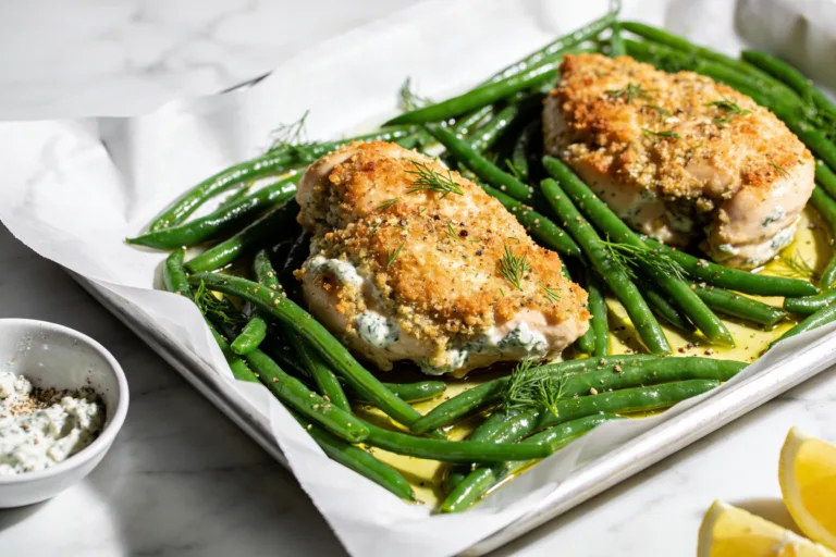One Pan Ranch Chicken & Green Beans