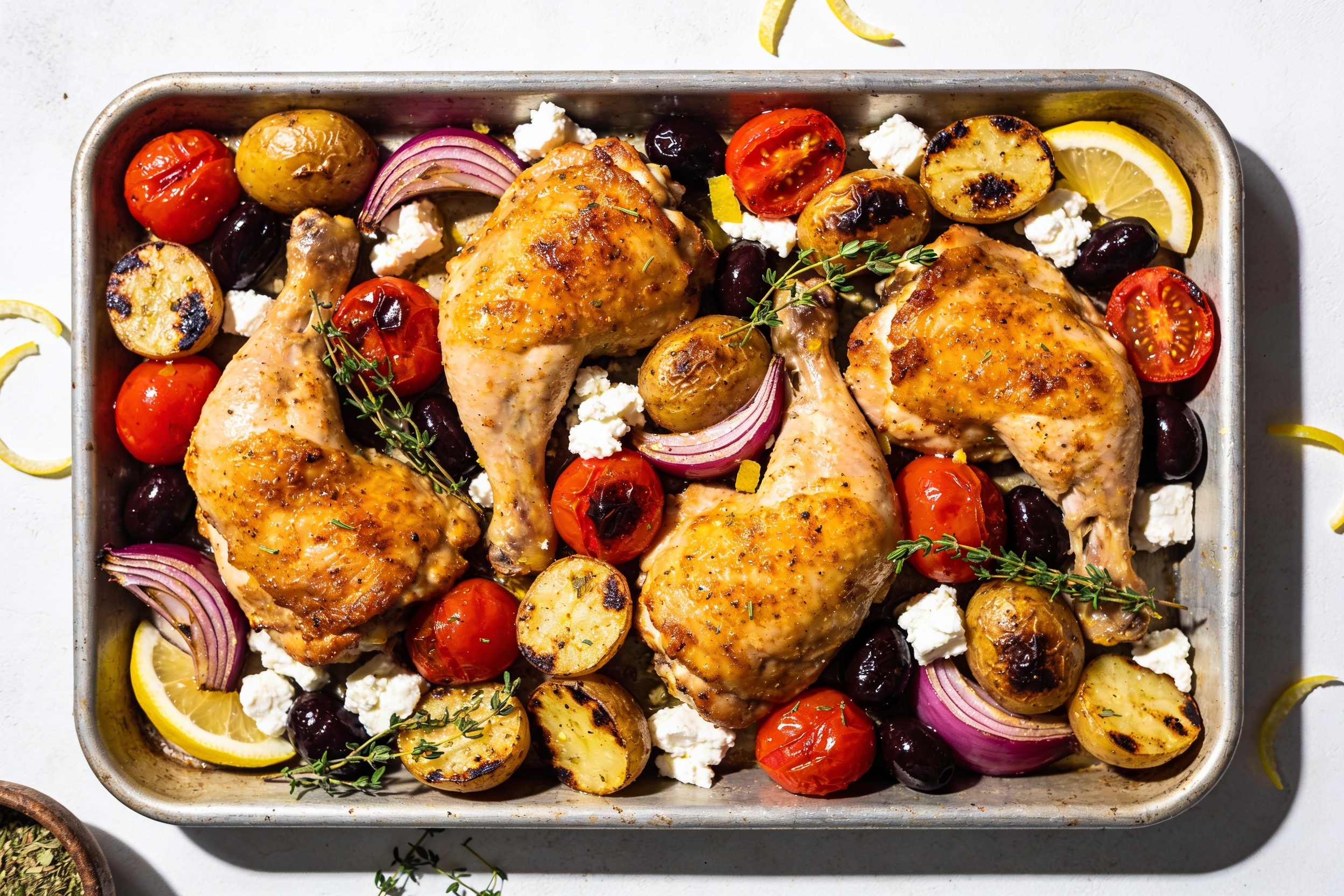 One Pan Mediterranean Chicken Bake