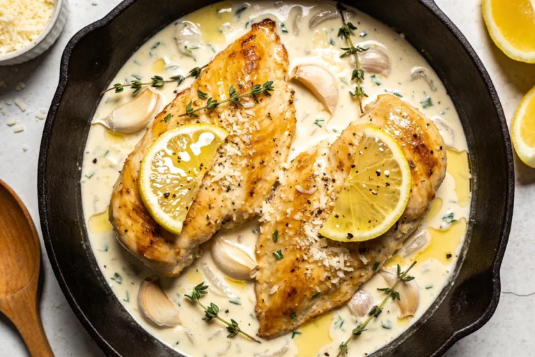One Pan Creamy Garlic Parmesan Chicken