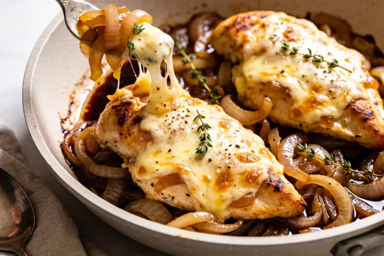 One Pan French Onion Chicken