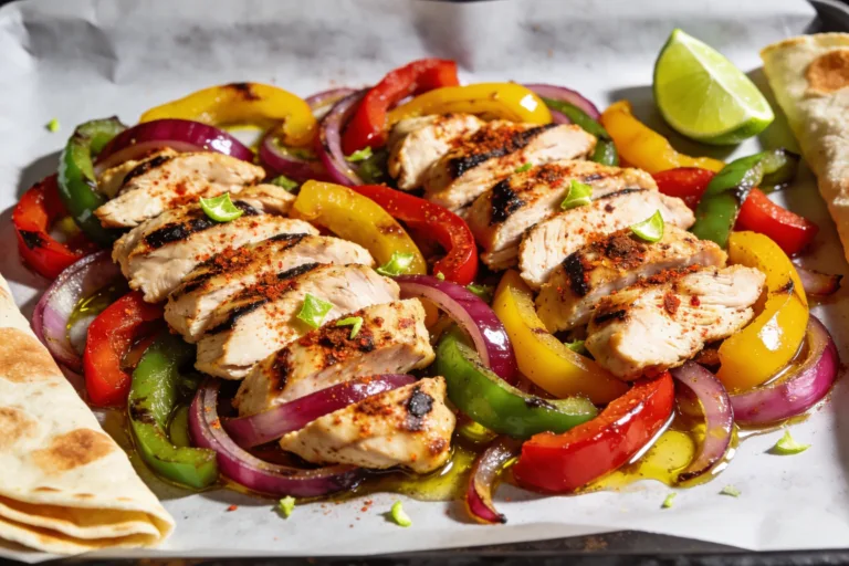 One Pan Chicken Fajitas