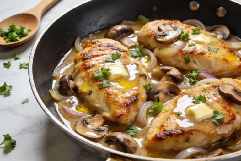 One Pan Chicken Marsala