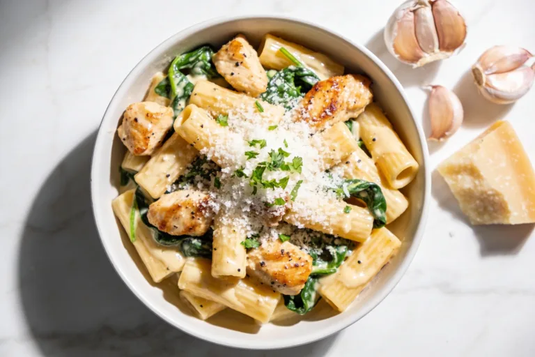Garlic Parmesan Chicken Pasta