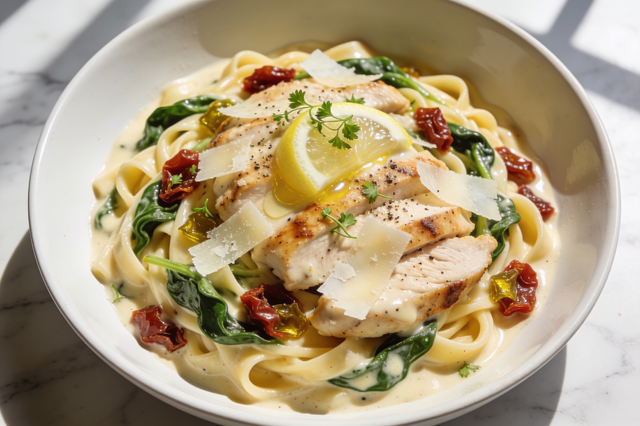 Creamy Tuscan Chicken Pasta