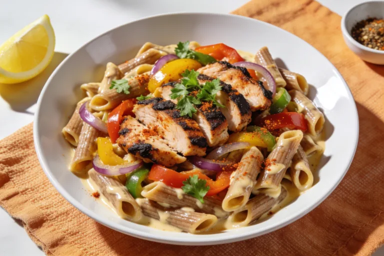 Healthy Cajun Chicken Pasta