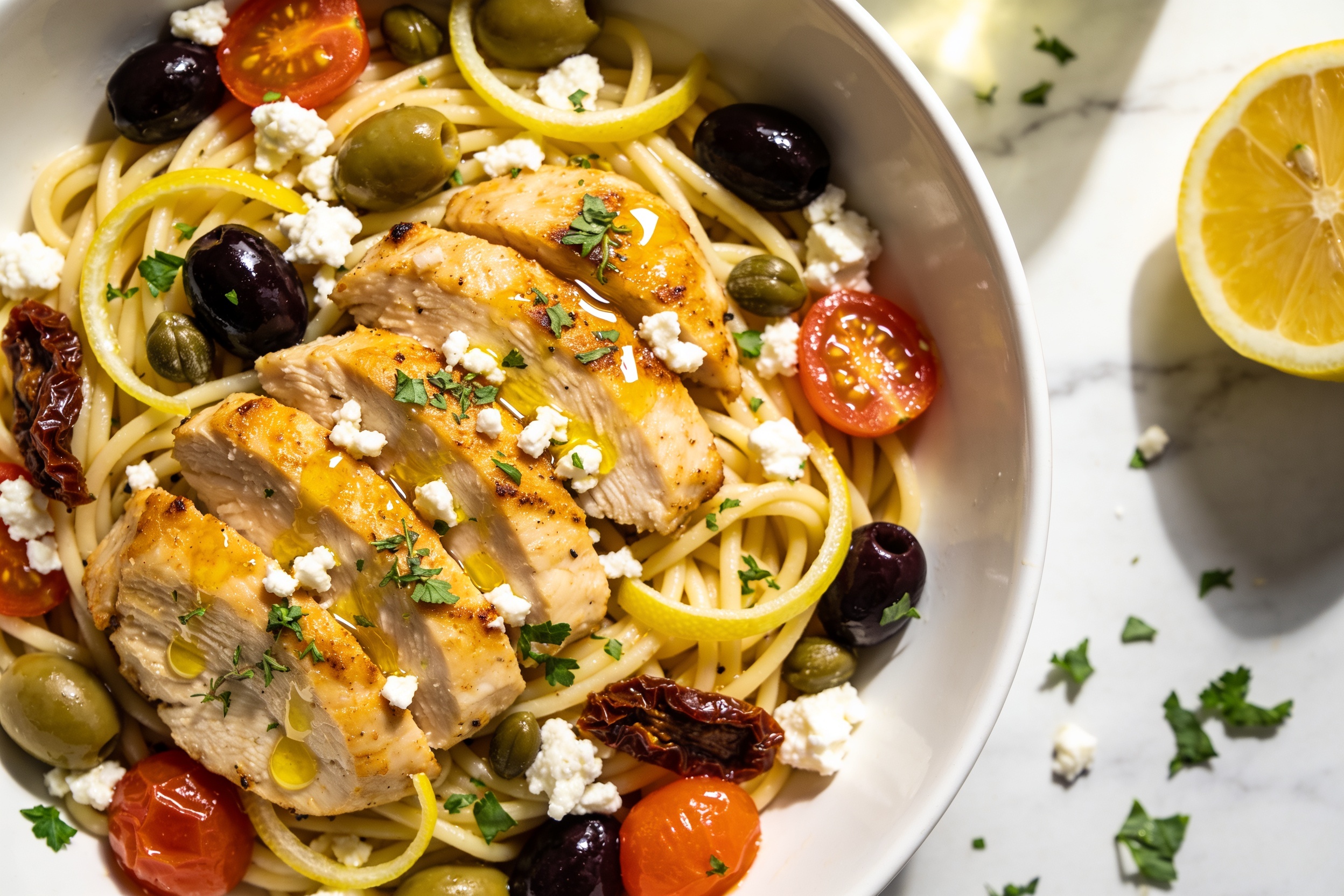 Mediterranean Chicken Pasta
