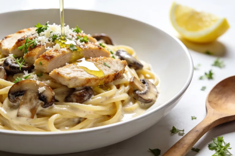 Creamy Mushroom Chicken Pasta