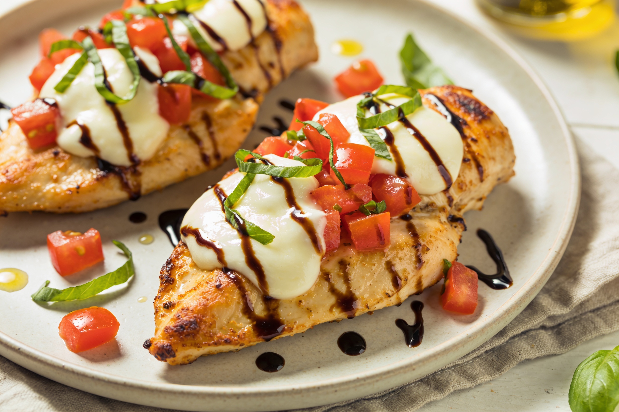 Air Fryer Bruschetta Chicken