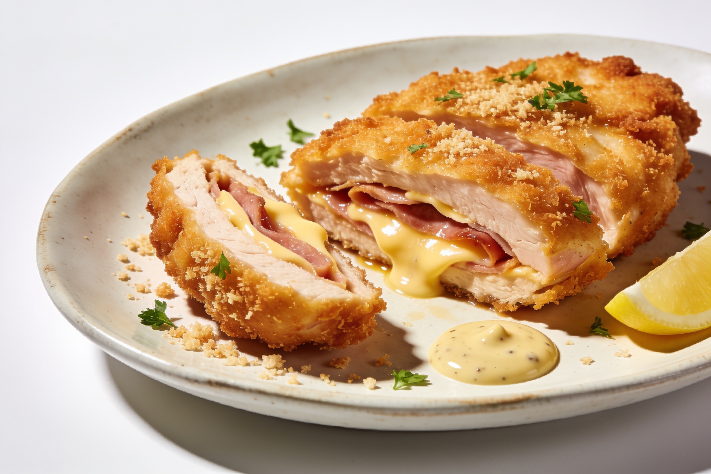 Air Fryer Chicken Cordon Bleu