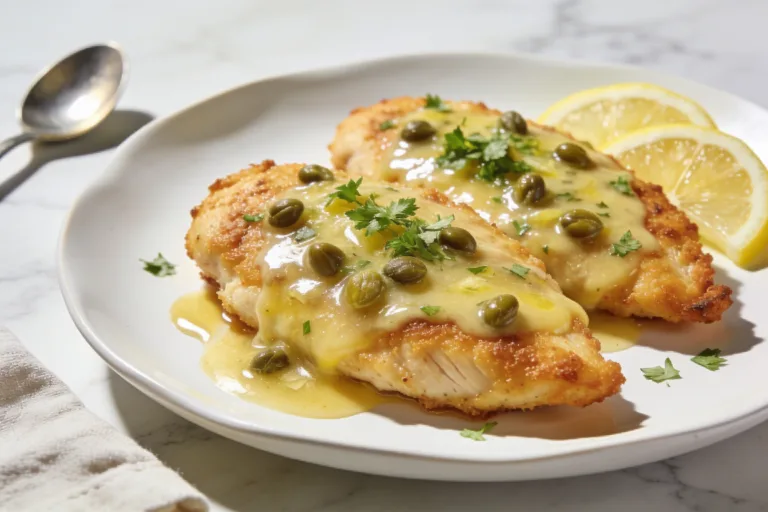 Air Fryer Chicken Piccata