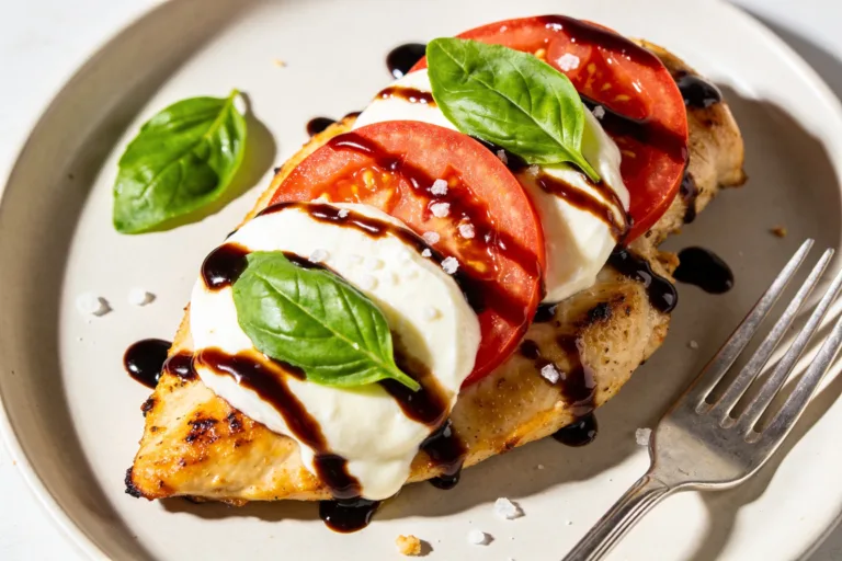 Air Fryer Chicken Caprese