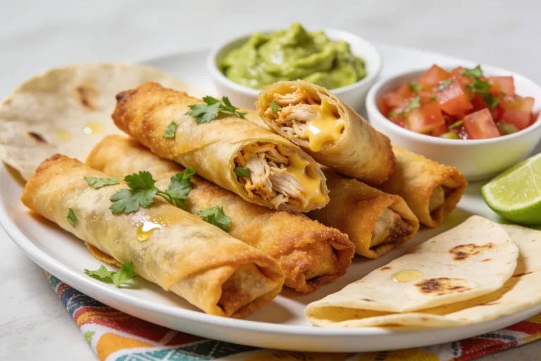 Air Fryer Chicken Taquitos
