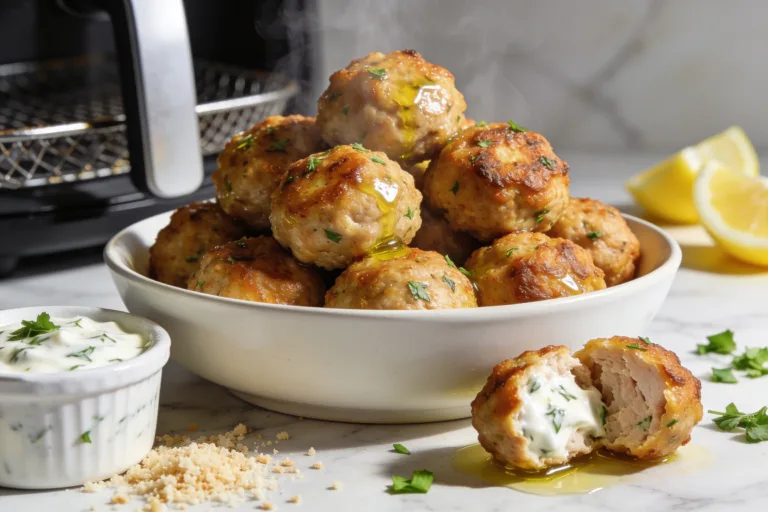 Air Fryer Chicken Meatballs