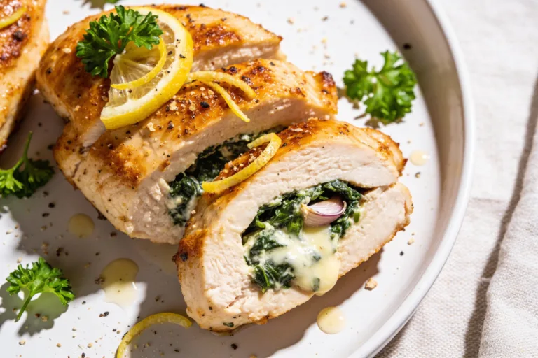 Spinach Stuffed Chicken Breast