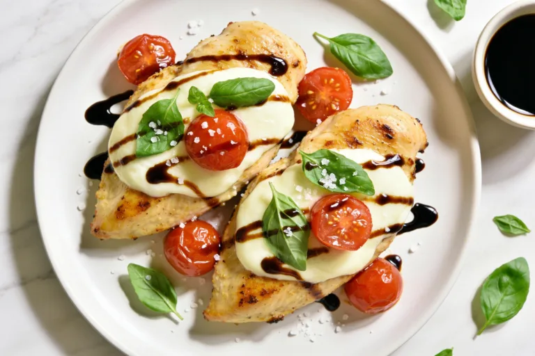 Healthy Caprese Chicken